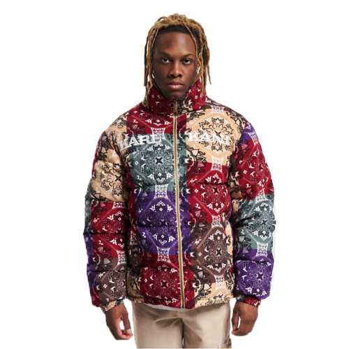 Karl Kani Ανδρικό μπουφάν Retro Paisley Corduroy Puffer Jacket